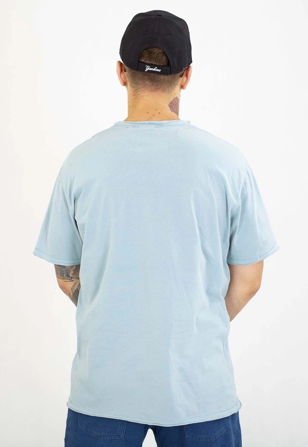 T-shirt Pit Bull Skull Logo 190 blue