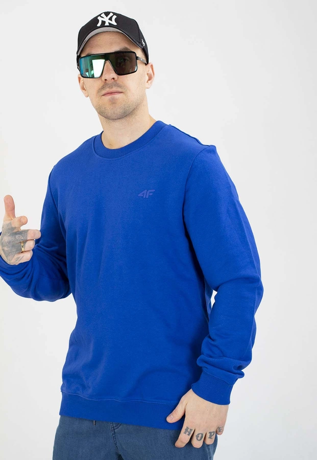 Bluza 4F Bez Kaptura M1981 kobaltowa