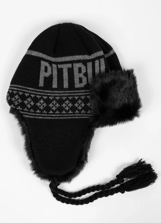Czapka Pit Bull Zimowa Mission Bay black grey