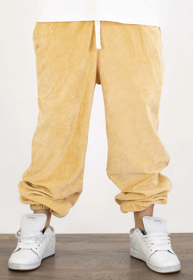 Dresy Jigga Wear Trap Sztruksowe Cord camel