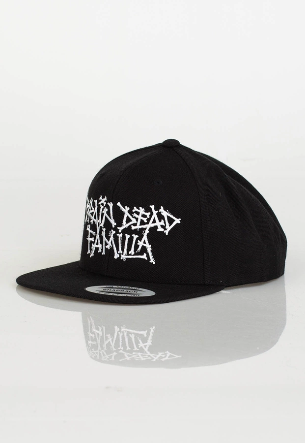 Czapka Snapback Brain Dead Familia Bones czarna