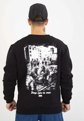 Bluza Chada Bez Kaptura Innego Życia Nie Znam czarna