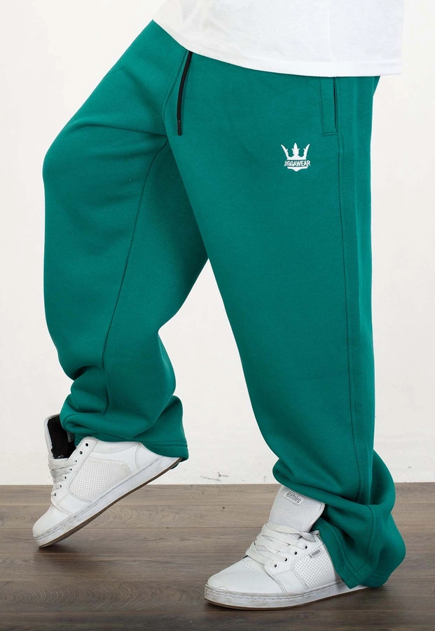Dresy Jigga Wear Logo Drawcord Baggy zielone