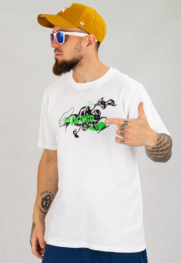 T-shirt El Polako Ep Ink biały