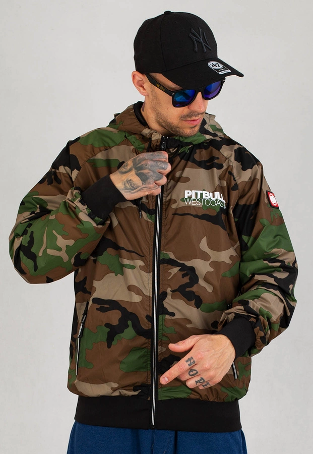 Kurtka Pit Bull Athletic woodland camo