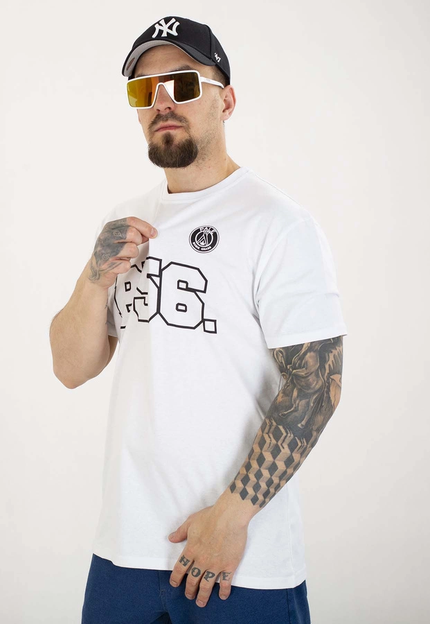 T-shirt Dudek P56 Palę Sobie Grass biały