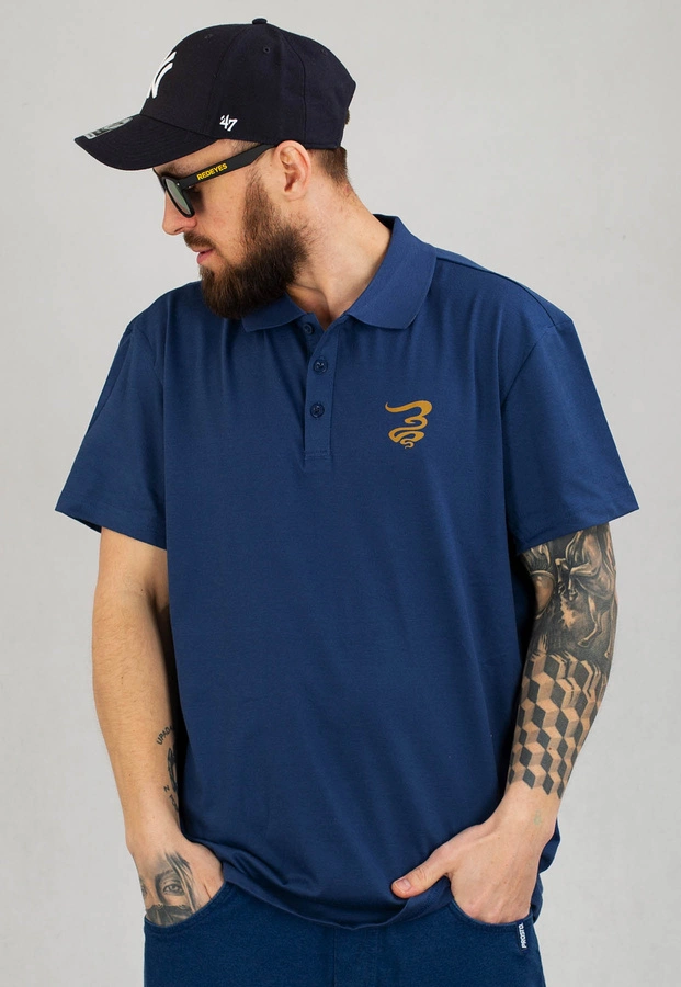 T-Shirt Polo Grube Lolo POL-02 granatowy