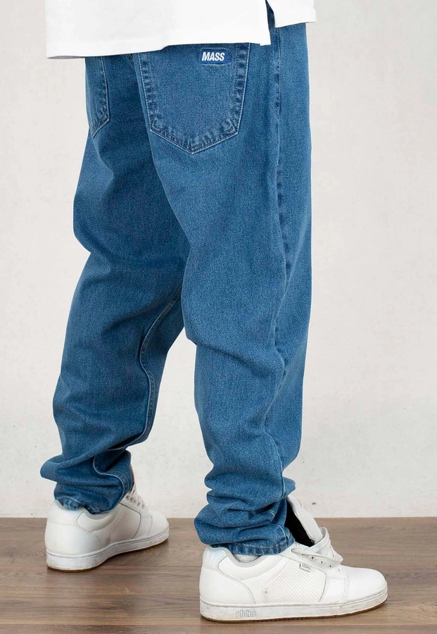 Spodnie Mass Jeans Baggy Fit Box blue