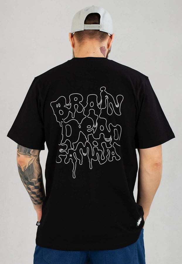 T-shirt Brain Dead Familia Toxic czarny