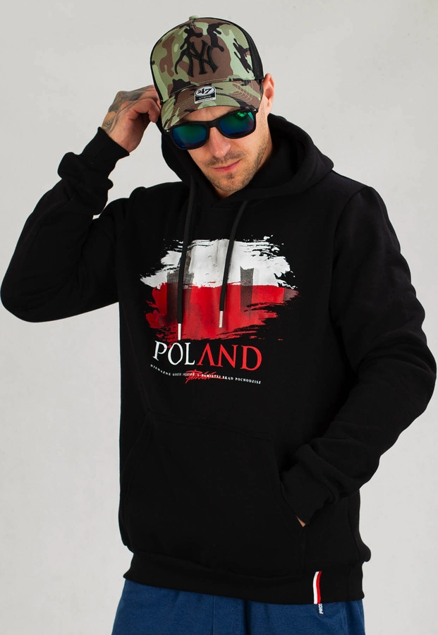 Bluza Patriotic Poland Flag czarna