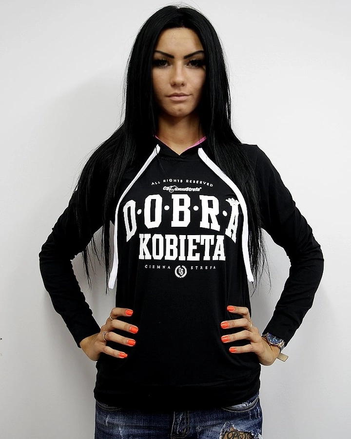 Bluza Ciemna Strefa Dobra Kobieta czarna