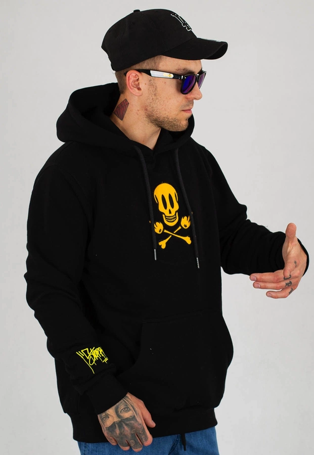 Bluza Stoprocent Smiley Roger czarna