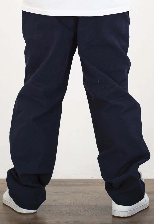 Spodnie Prosto Regular Petrol granatowe