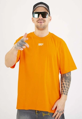T-shirt Stoprocent 100% Small pomarańczowy