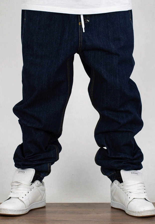 Spodnie Mass Jogger Sneaker Fit Signature blue rinse