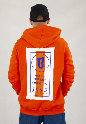Bluza z kapturem Biuro Ochrony Rapu 1985 Pomarańczowy