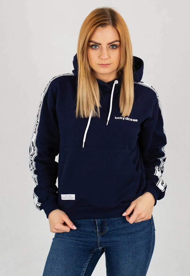 Bluza Lucky Dice SM-Logo Tape granatowa