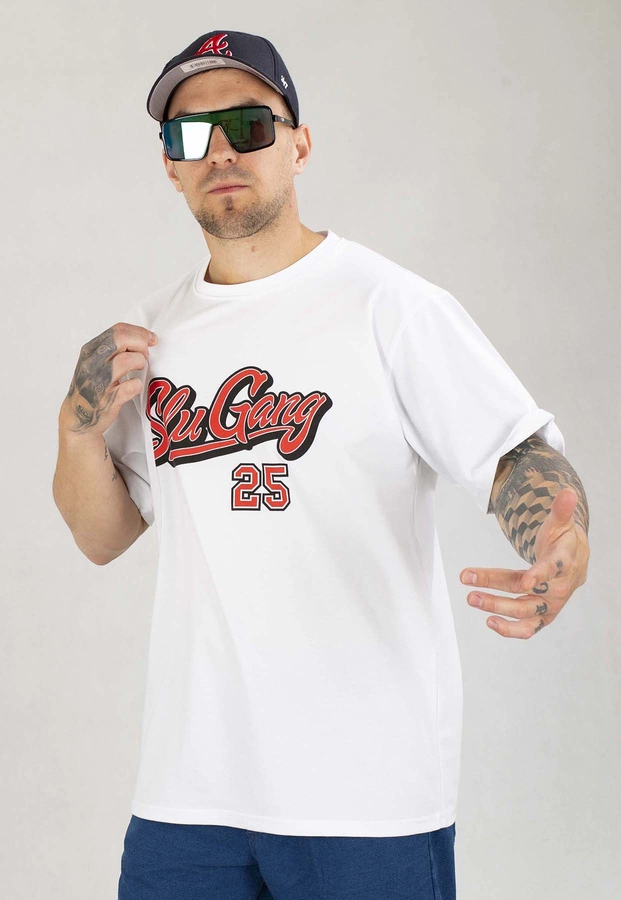 T-shirt RPS Rysiu Peja Solufka Baseball biały