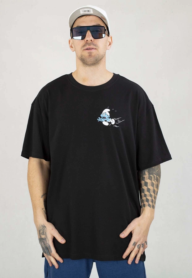 T-shirt Smerfy Baggy Rush czarny