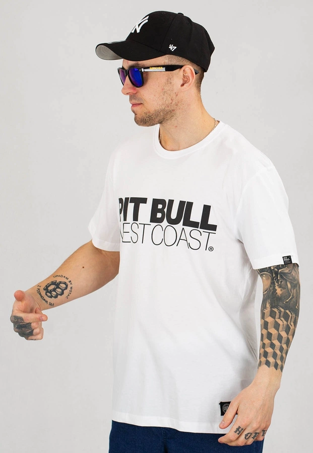 T-shirt Pit Bull TNT biały