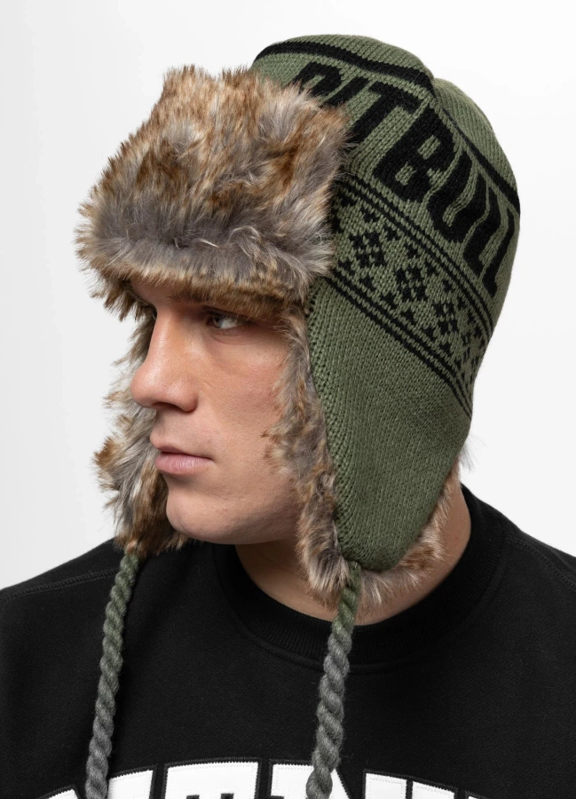 Czapka Pit Bull Zimowa Mission Bay olive