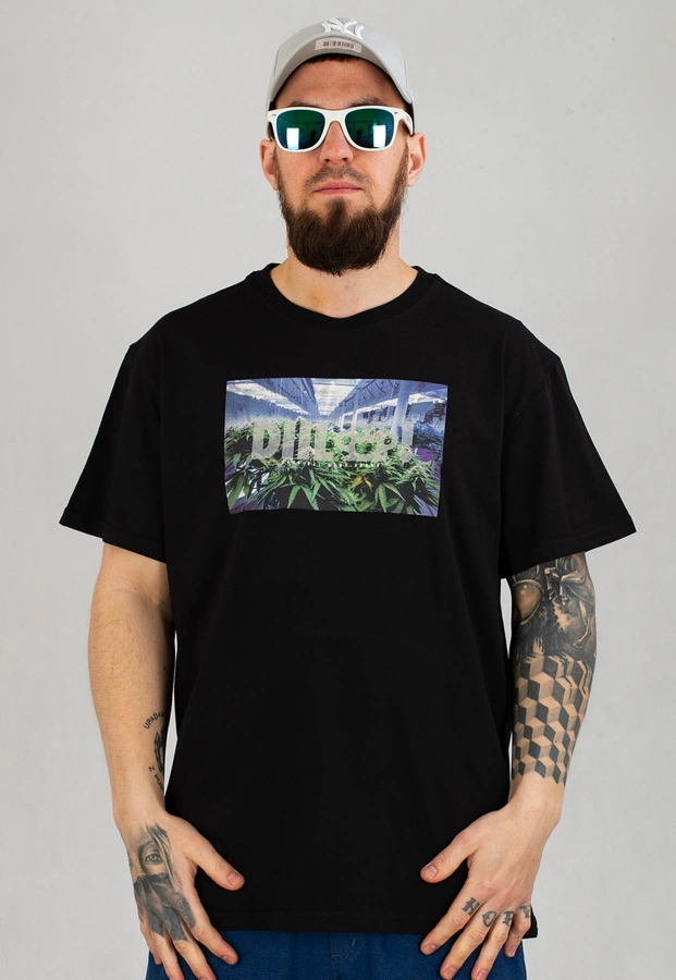 T-shirt Diil Plants czarny