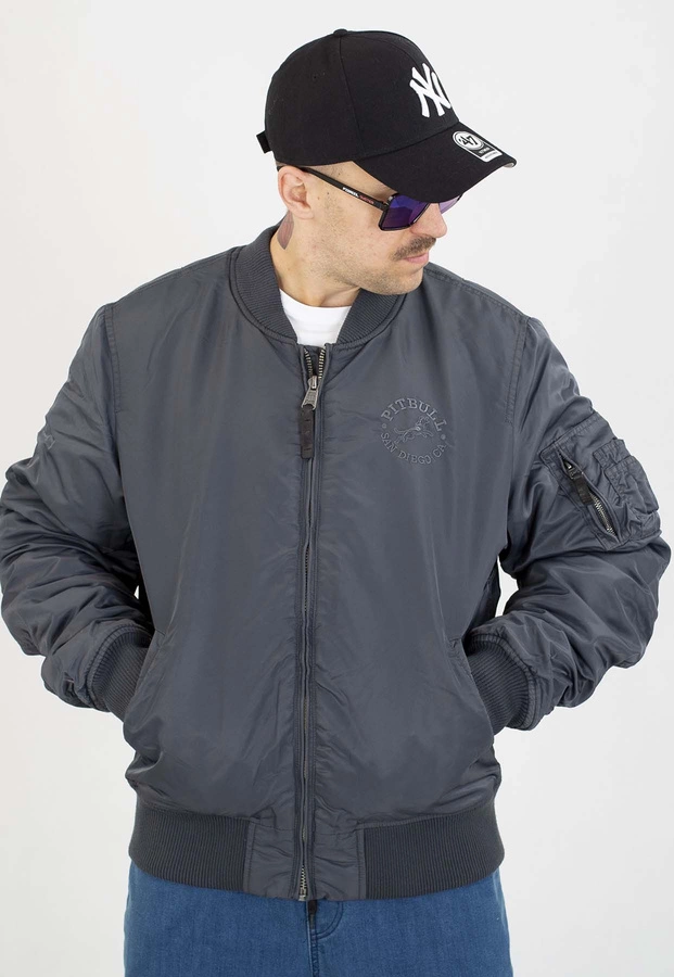 Kurtka Pit Bull Przejściowa Hacket Washed graphite