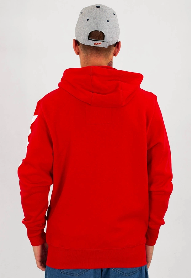 Bluza Pit Bull Zip Sleeve Old Logo czerwona