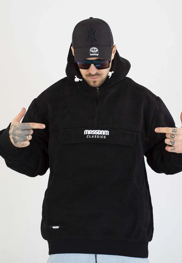 Kurtka Mass Z Kapturem Zimowa Frontside 2.0 czarna