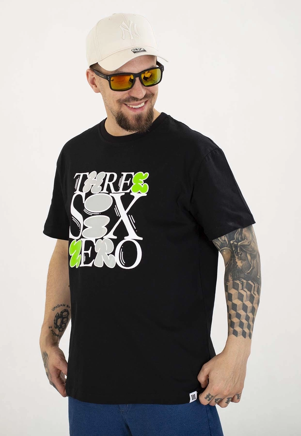 T-shirt 360CLTH Three Six czarny
