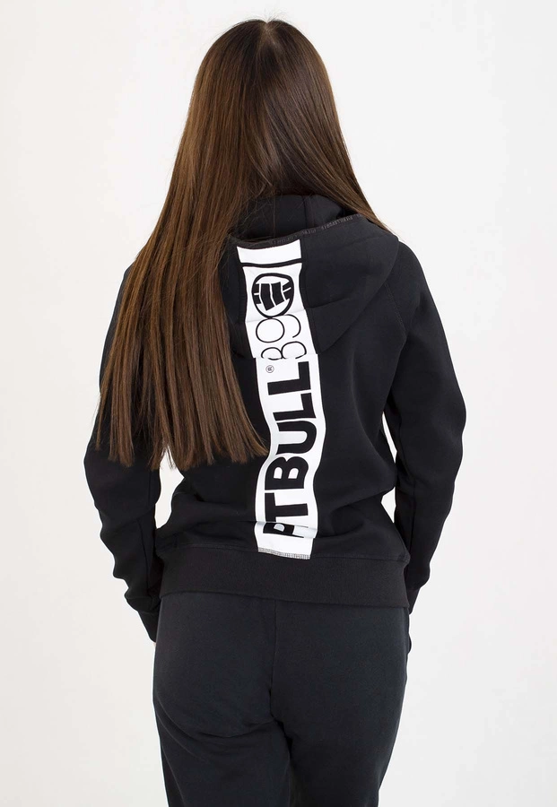 Bluza Pit Bull Z Kapturem Zip Fuchsia black