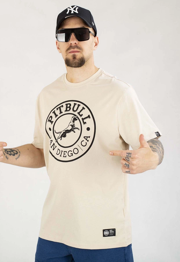 T-shirt Pit Bull San Diego CA 170 ultra light sand