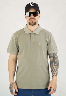 T-shirt Polo Pit Bull Washed Pique Small Logo grey harbour