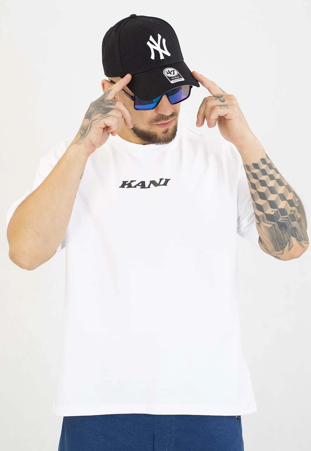 T-shirt Karl Kani Retro Patch Print PD00007514 biały