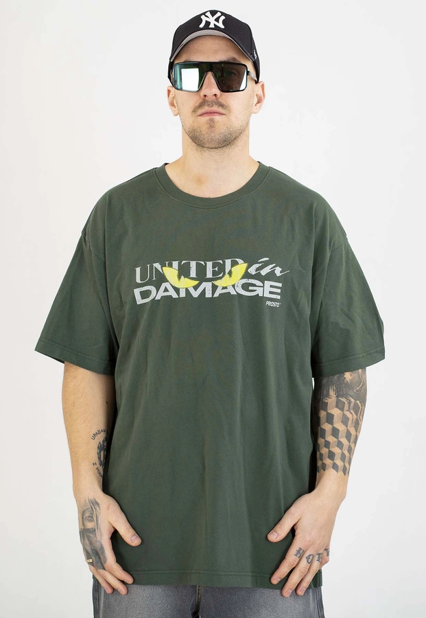 T-shirt Prosto Oversize Demage washed khaki