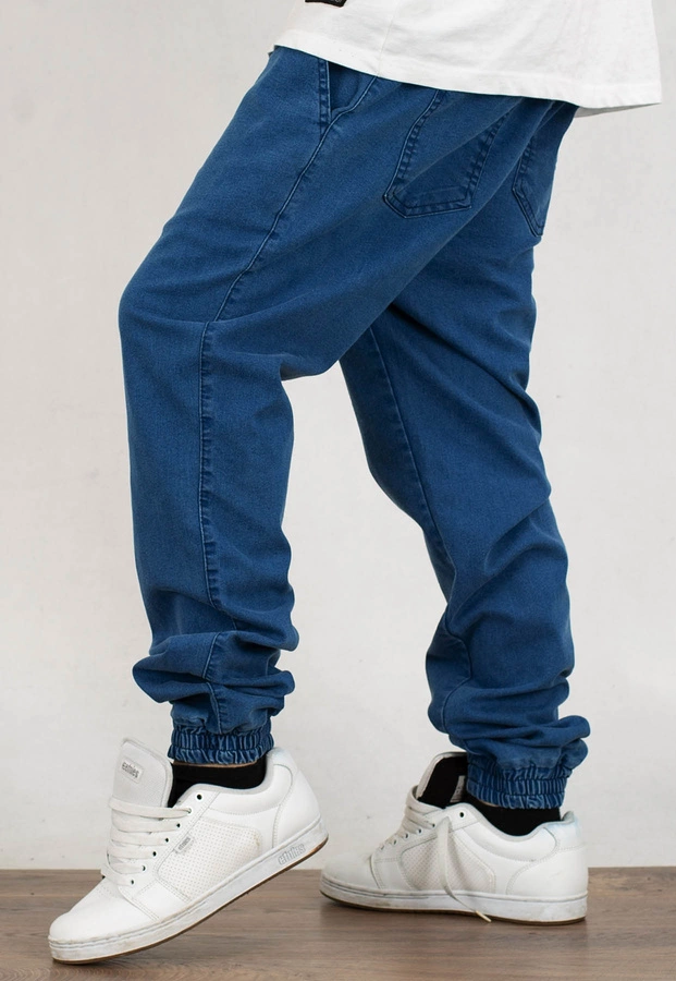 Spodnie Jigga Wear Crown blue jeans
