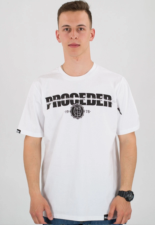 T-shirt Chada Bullet biały