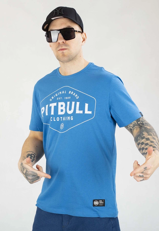 T-shirt Pit Bull Ultra Light Pitbull Co. niebieski