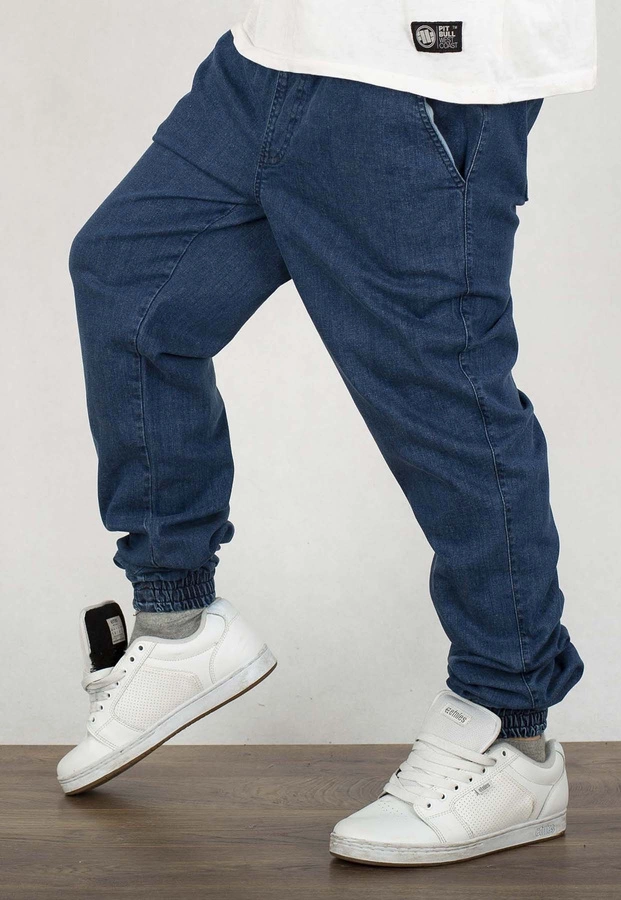 Spodnie Jigga Wear Crown Jogger Jeans jasne niebieskie