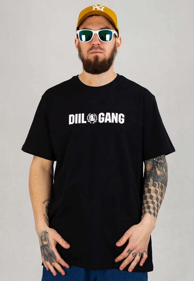 T-shirt Diil Gang czarny