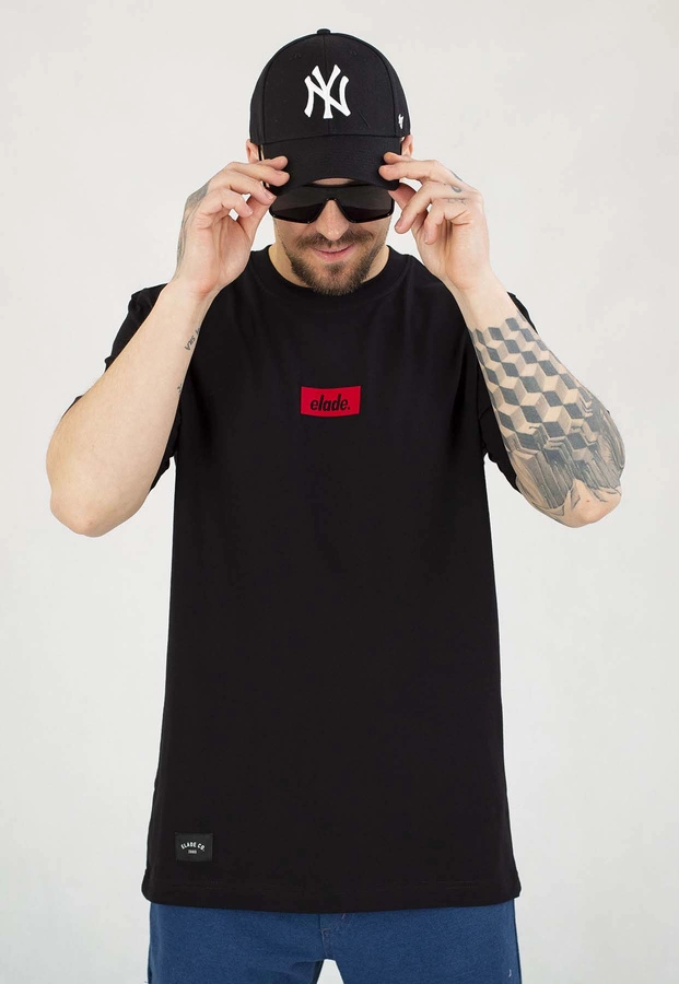 T-shirt Elade Box Logo 3D czarny