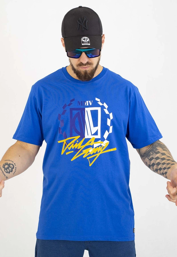T-shirt Diil Laur Gang chabrowo pomarańczowy