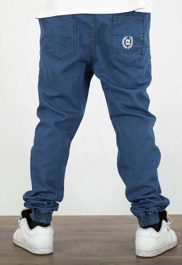 Spodnie Patriotic Jeansowe Laur ciemno niebieskie