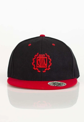 Czapka Snapback Diil Laur czarno czerwona