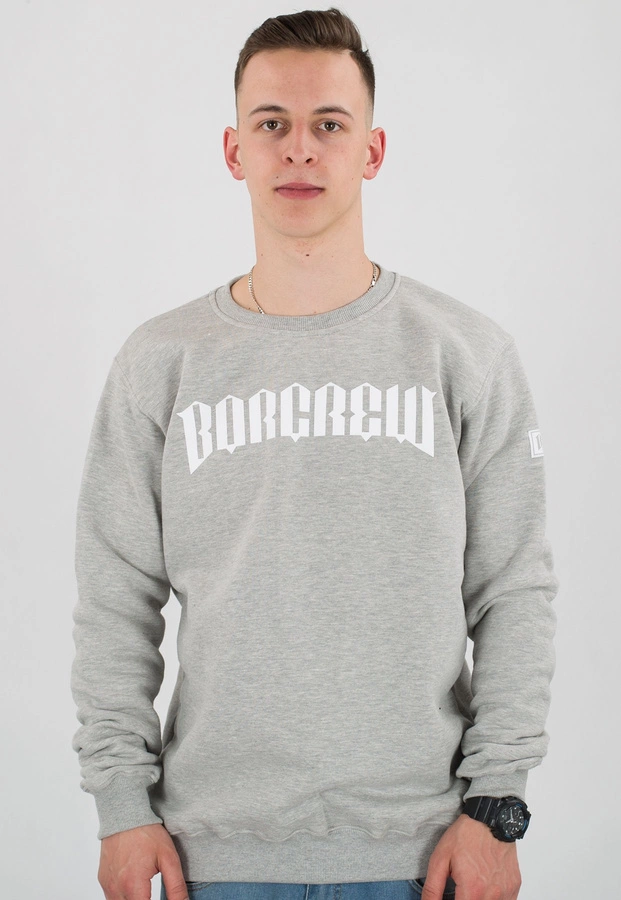 Bluza B.O.R. Biuro Ochrony Rapu New Borcrew szara