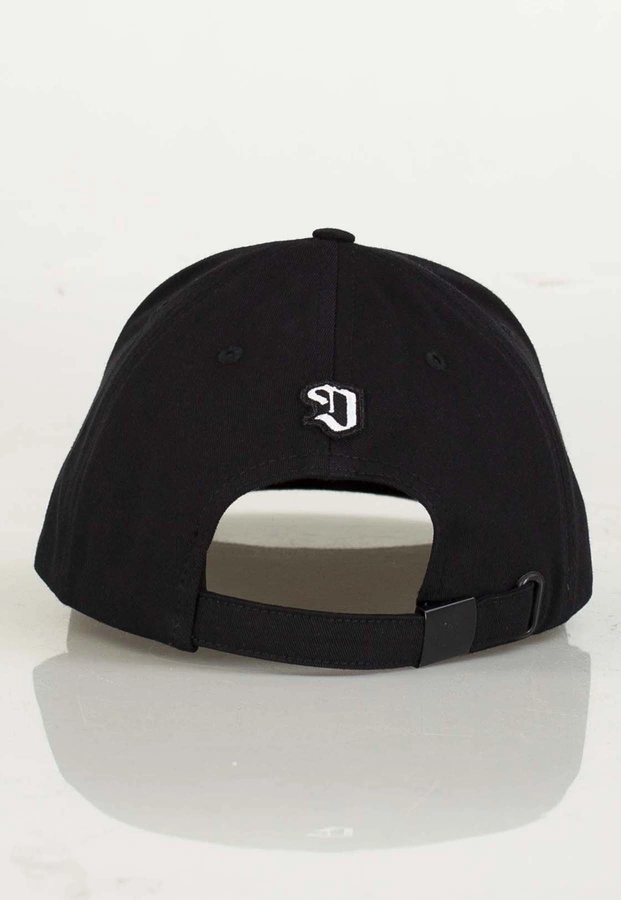 Czapka 6Panel Diil czarno czarna