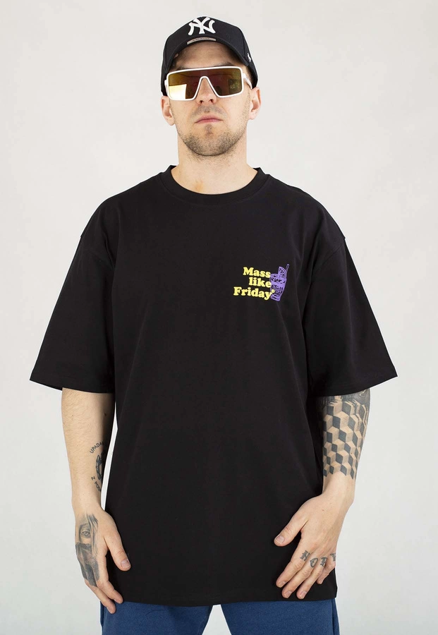 T-shirt Mass Friday czarny