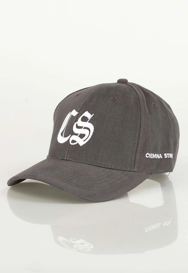 Czapka Snapback Ciemna Strefa CS grafitowa