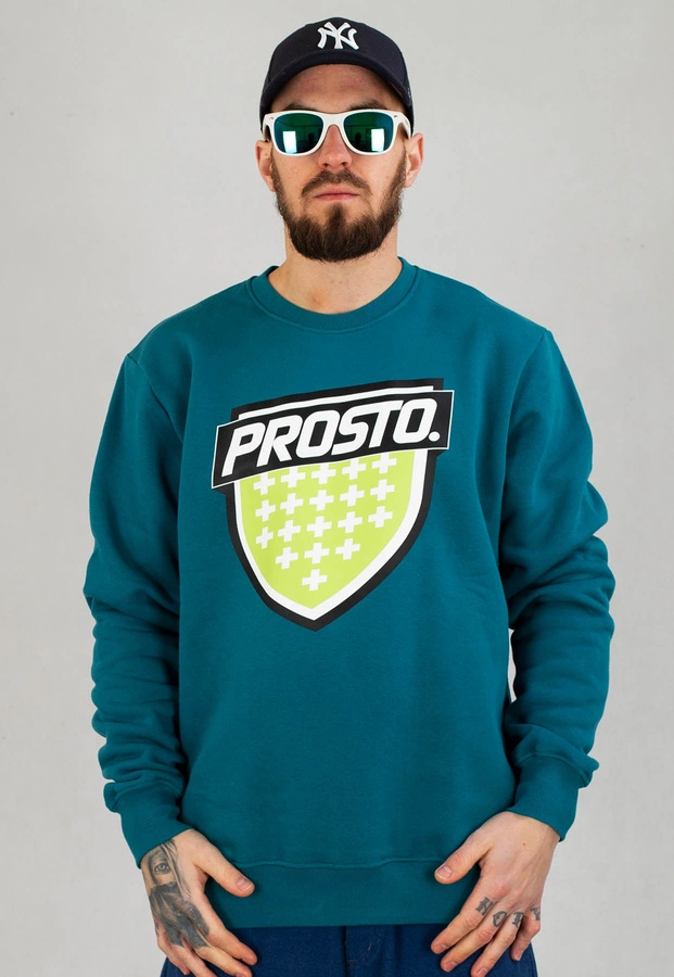 Bluza Prosto Crewneck Newshi turkusowa