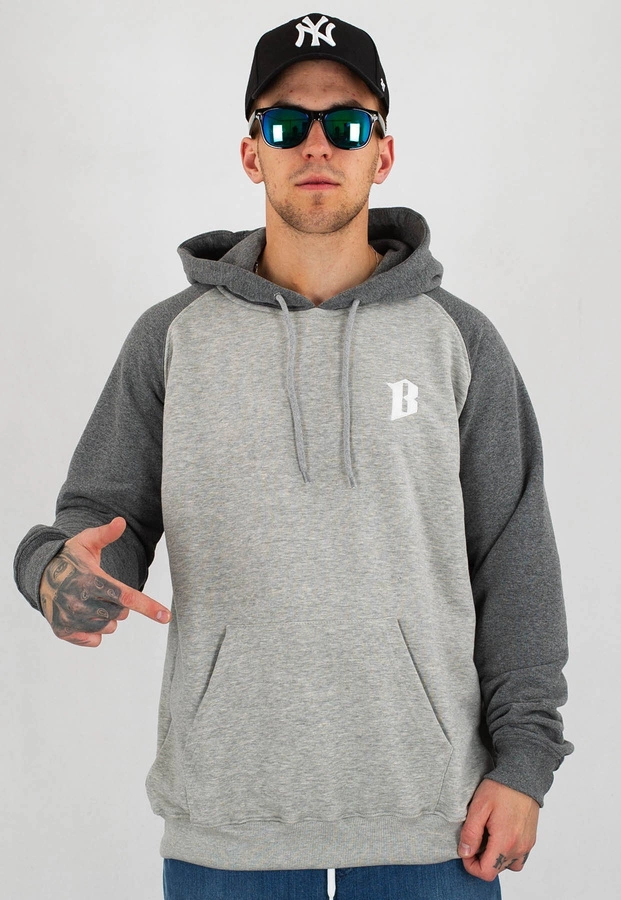 Bluza B.O.R. Biuro Ochrony Rapu B Logo Reglan szara